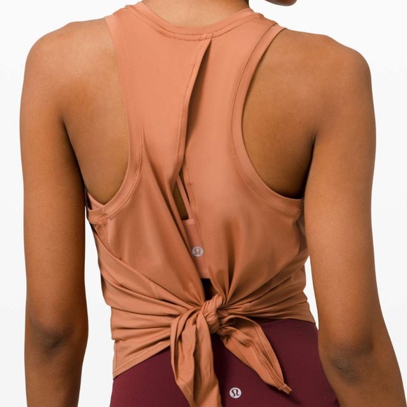 lululemon athletica Tops - Lululemon All Tied Up Tank Top Desert Sun